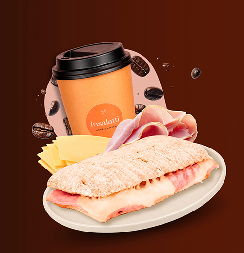 Promo Ciabatta Clásica + Café